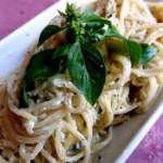 Spaghetti au basilic