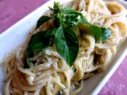Spaghetti au basilic