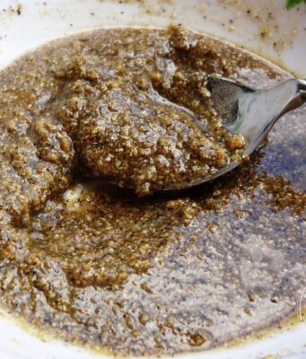 Pâte à parfumer le poulet grillé