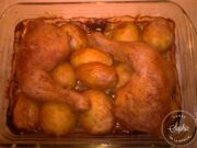 Poulet grillé pommes de terre