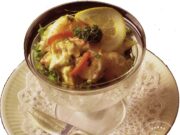 Verrines de cocktails poulet litchis