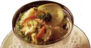 Verrines de cocktails poulet litchis