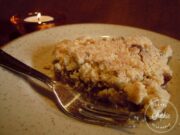 Crumble pommes caramélisées et amandes