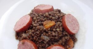 Saucisses aux lentilles