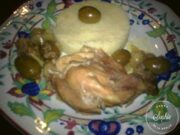 Cuisses de canard au citron et olives