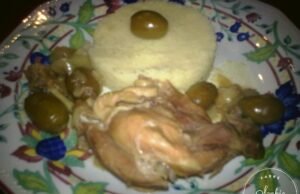 Cuisses de canard au citron et olives