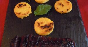 Magret de canard mariné salé-sucré