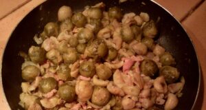 Poêlée de choux de Bruxelles aux marrons
