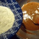 gâteau au chocolat au lait et cacahuètes grillées salées 6