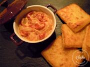 Polenta rissolée sauce aux poivrons grillés