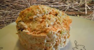 Salade de poulet, carottes et câpres