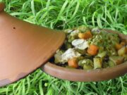 Tajine de poulet aux fèves