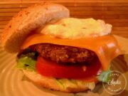 Cheeseburger aux oignons