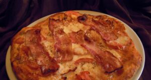 Pizza au lard fumé