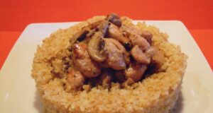 Poulet aux champignons et moutarde à l’ancienne