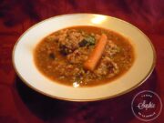Soupe d’agneau bio au boulgour