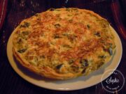 Tarte de courgettes à la ricotta et aux herbes