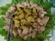 Bouchées de poulet nature et au curry