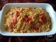 Risotto au porc de plein air et au poivron