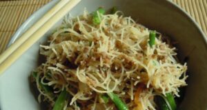 Vermicelles de riz sautés au boeuf (Chine)