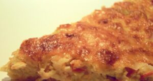 Quiche aux légumes et aux lardons
