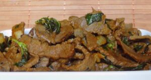 Boeuf sauté au basilic (Chine)