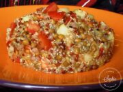 Salade de quinoa et de lentilles
