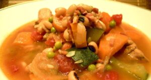 Soupe aux deux viandes