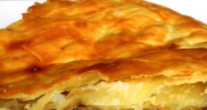 Tourte au canard confit et aux pommes