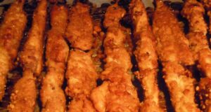 Brochettes de poulet en croûte de noix de cajou