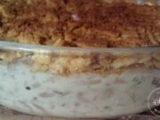 Crumble de poulet aux champignons