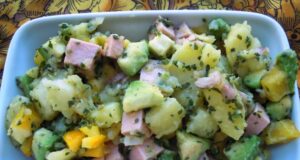 Salade de pommes de terre et cervelas