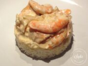 Saumon et crevettes sauce muscat