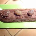 Bûche de Noël aux marrons sans gluten 14