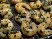 Gambas sautées au basilic