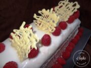 Gâteau aux framboises