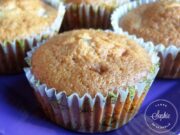 Muffins pommes bananes caramélisées