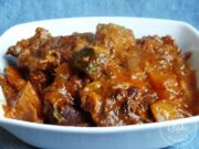 Ragoût de boeuf aux gombos