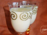 Semoule au lait à la rose