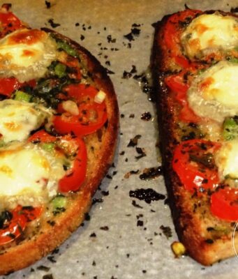 Bruschette au chèvre