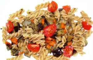 Pâtes complètes aux légumes (dédié à Patricia)