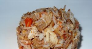 Rouelle de porc de plein air et riz sautés au paprika
