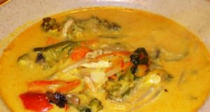 Soupe de poulet au lait de coco (Thaï)