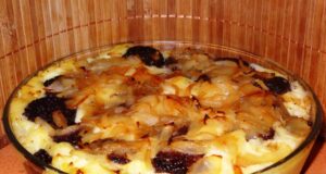 Gratin au boudin noir
