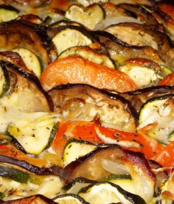 Gratin du soleil mozzarella