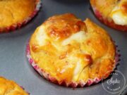 Muffins chèvre, miel, noix et carottes