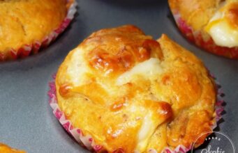 Muffins chèvre, miel, noix et carottes