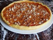 Quiche à la betterave et au chèvre frais