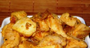 Poulet à l’ananas, épicé et crémeux