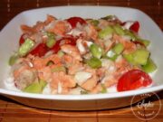 Salade tahitienne au saumon